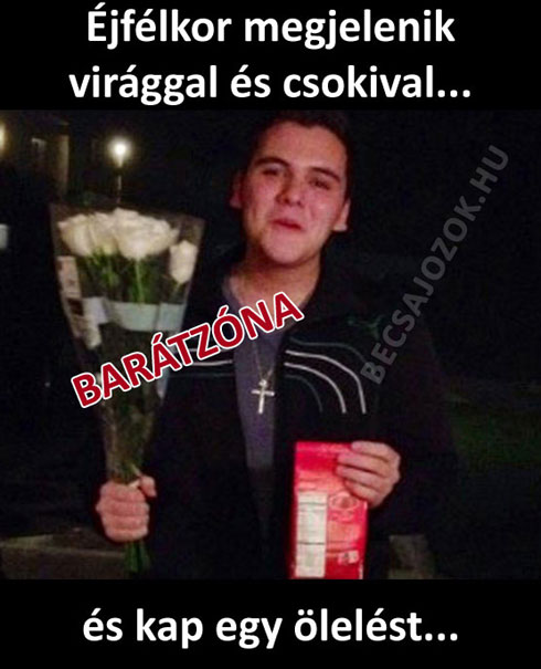 Barát-zóna: virág és csoki